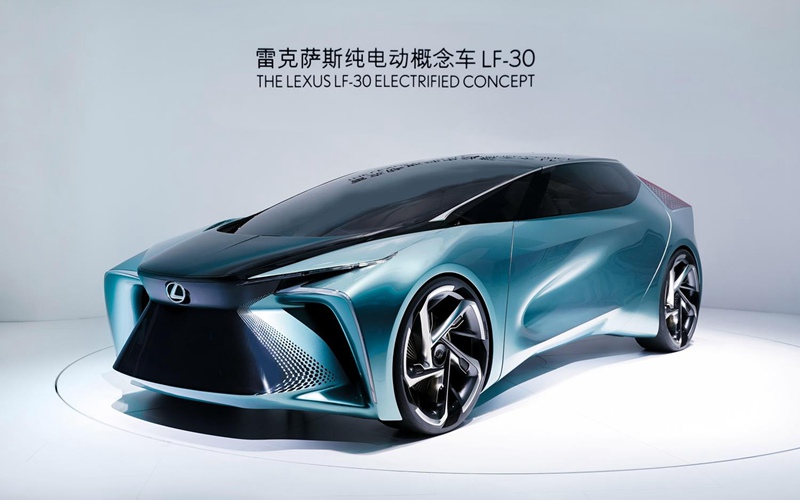 雷克萨斯纯电动概念车LF-30中国首秀 彰显电气化愿景